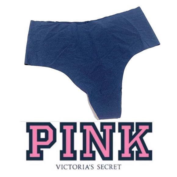 Victoria's Secret Other - Victoria's Secret PINK Navy Thong Panties Underwear- P152 Med